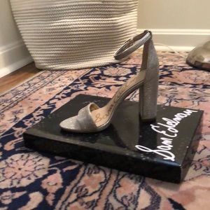 Gold Metallic Sam Edelman Heel Sandal
